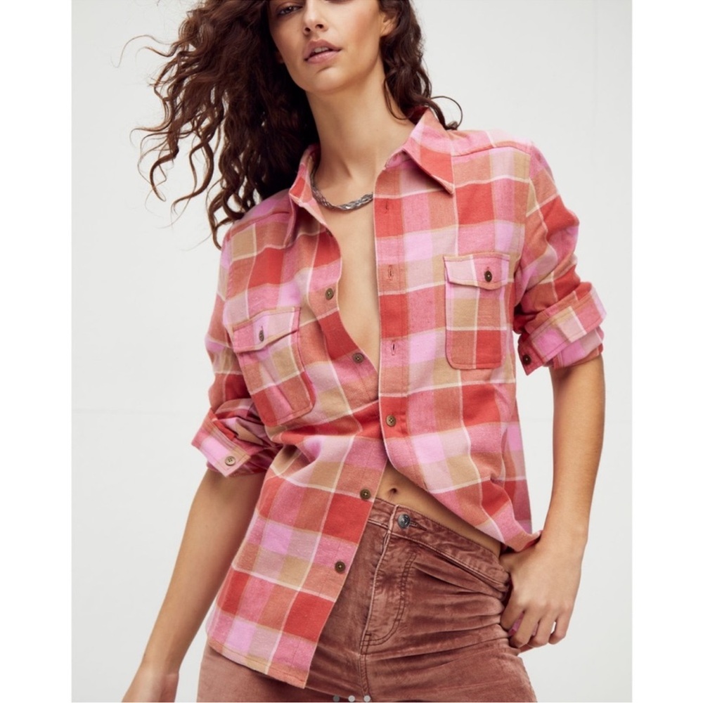 Spell & The Gypsy Montague Flannel Shirt size XS